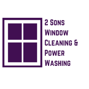 2 sons window cleaning and power washing logo